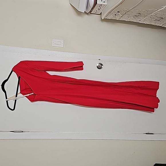 bcbg austin evening dress red - Picture 4 of 5